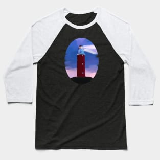 Red Lighthouse Baseball T-Shirt